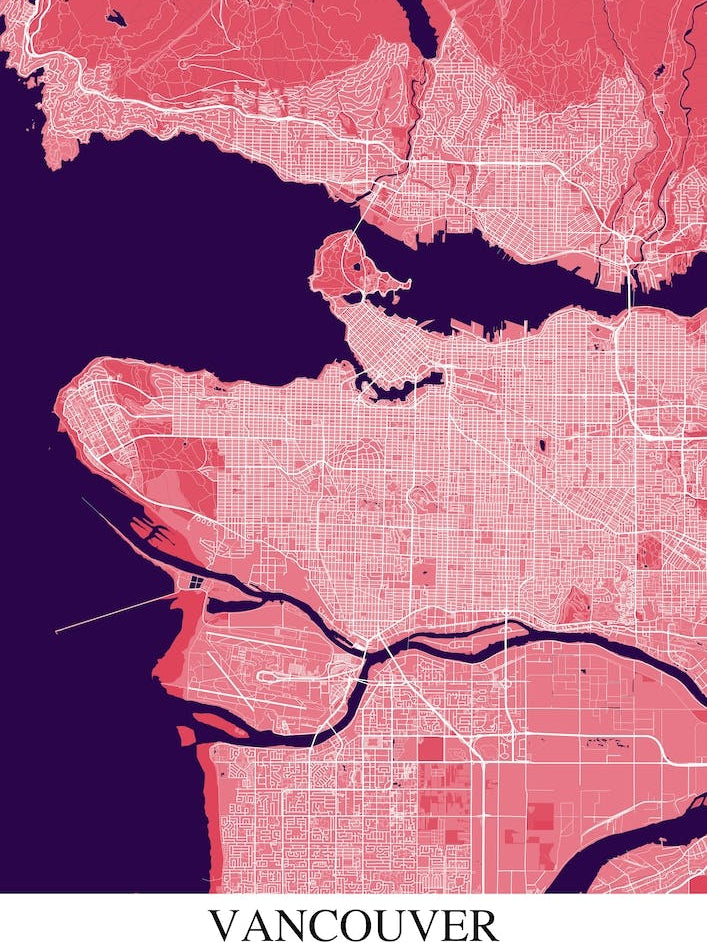 Vancouver Pink Purple