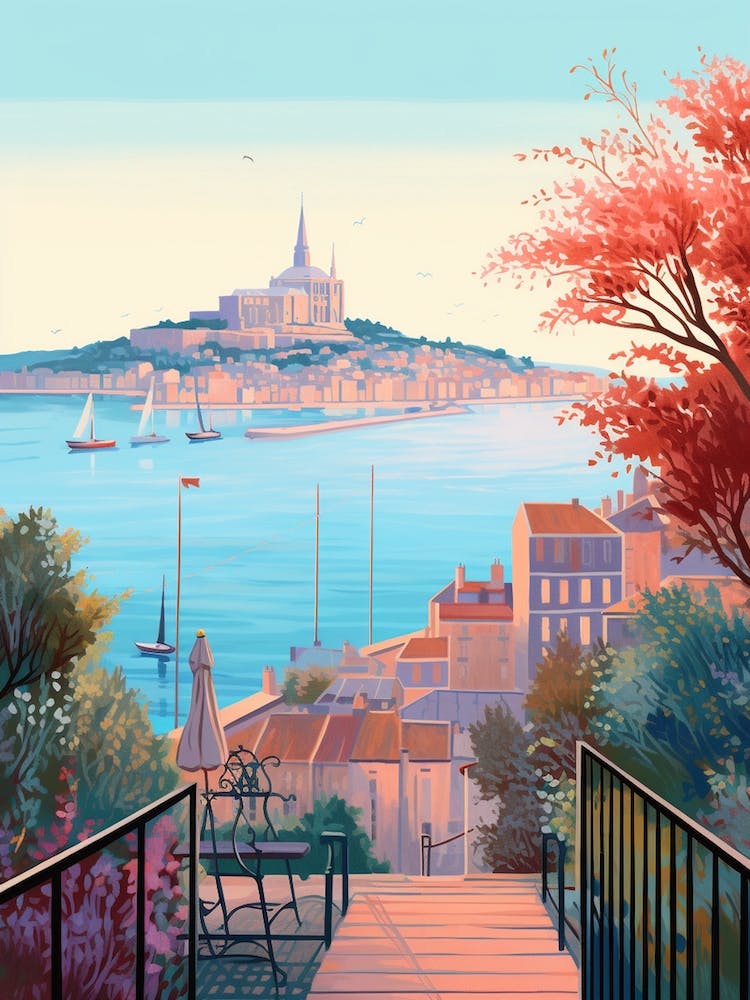 Marseille France 3 Illustration