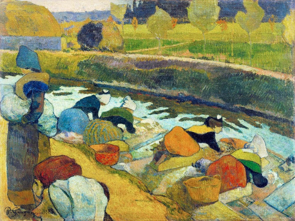 Washerwomen (1888), Paul Gauguin