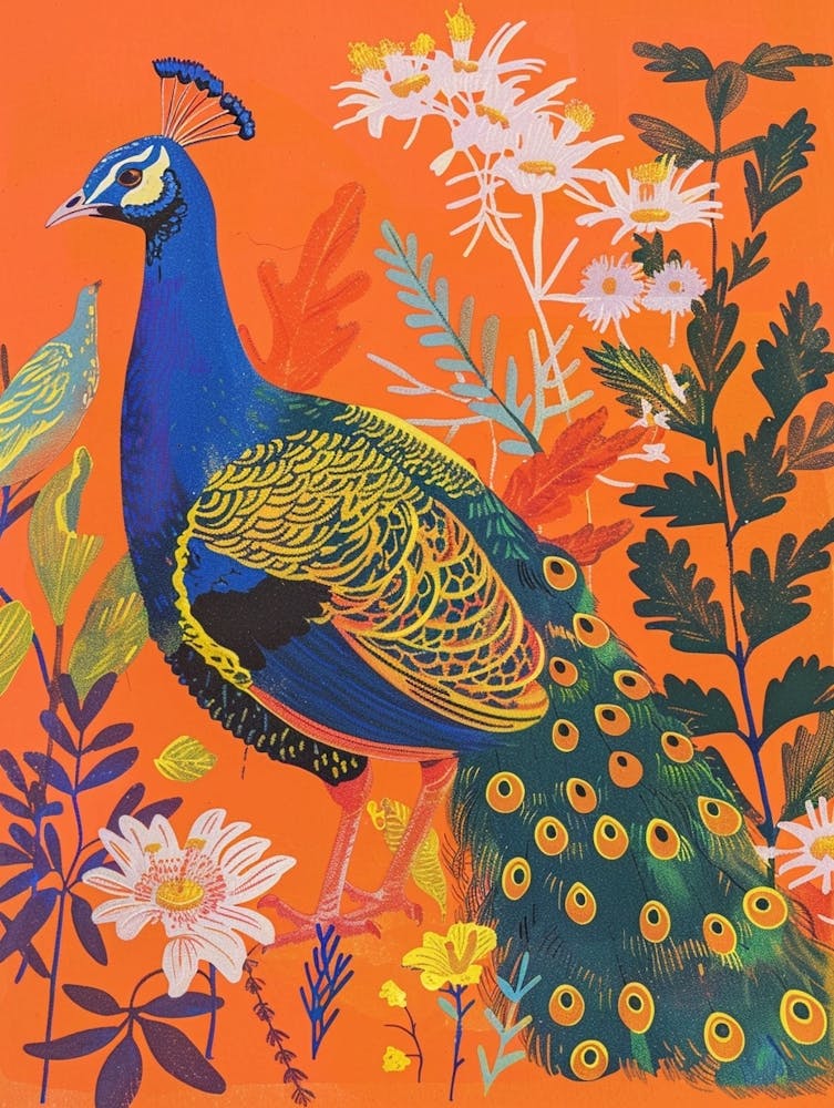 Spring Birds Peacock 8