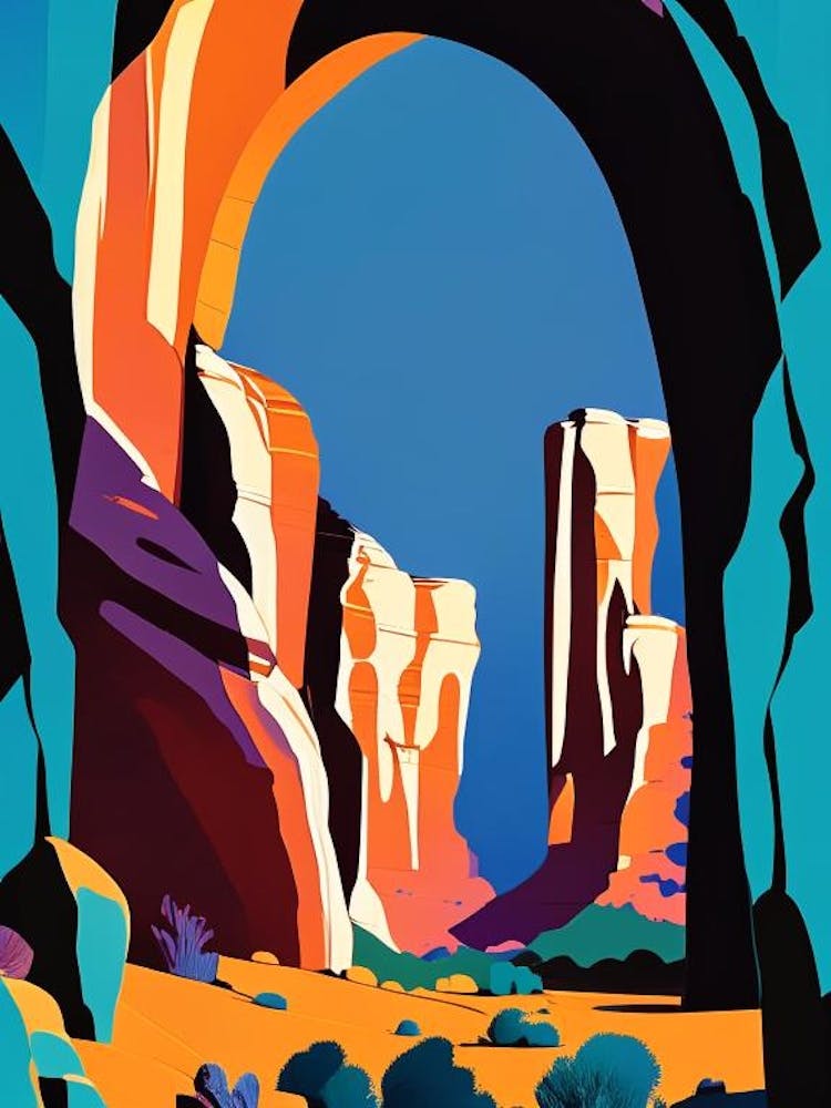Arches National Park United States Of America Pop Matisse