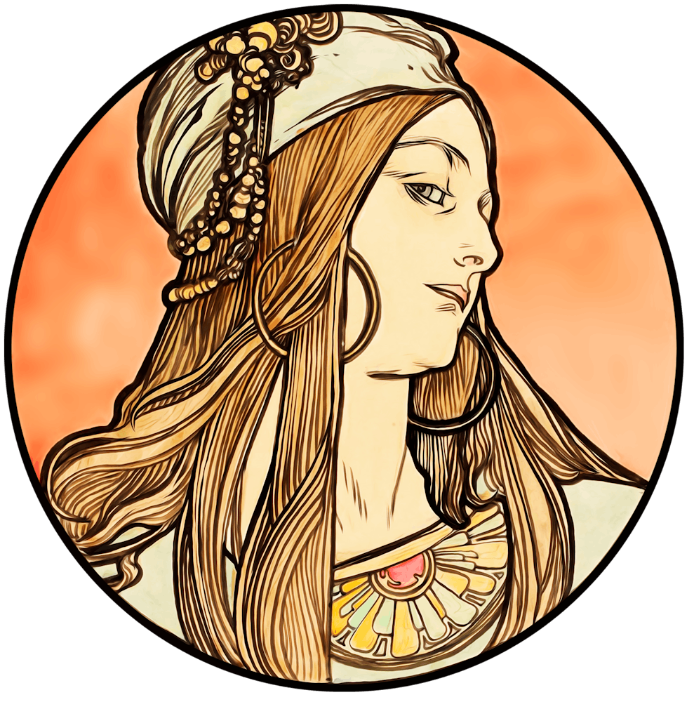 Bohemian Woman Gypsy Boho Lady