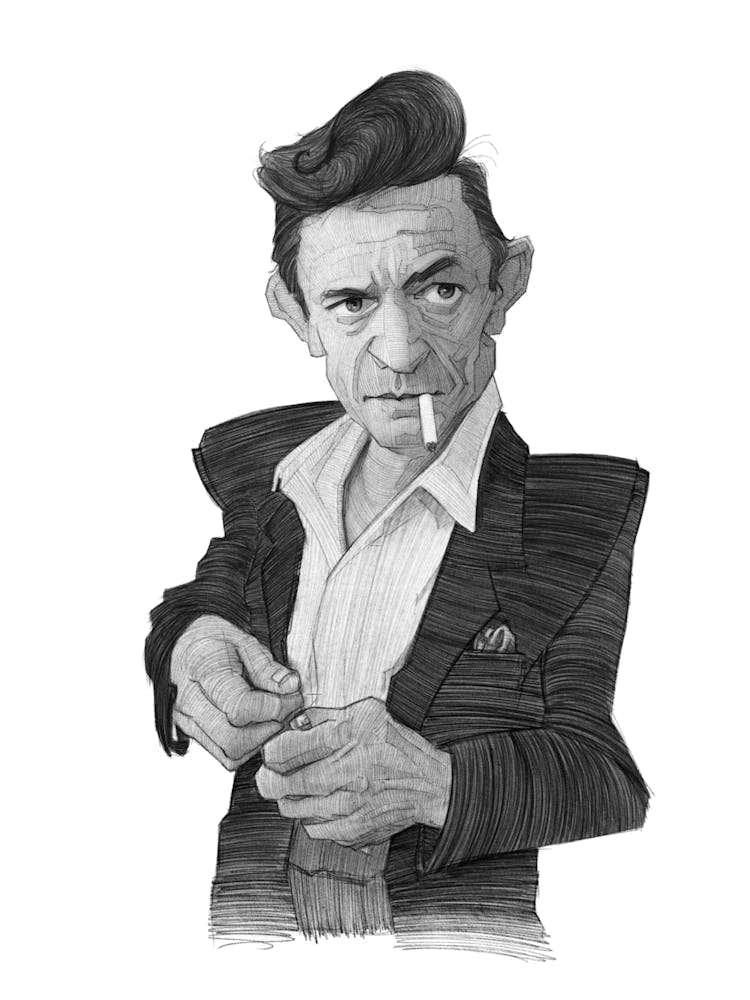 Johnny Cash Portrait