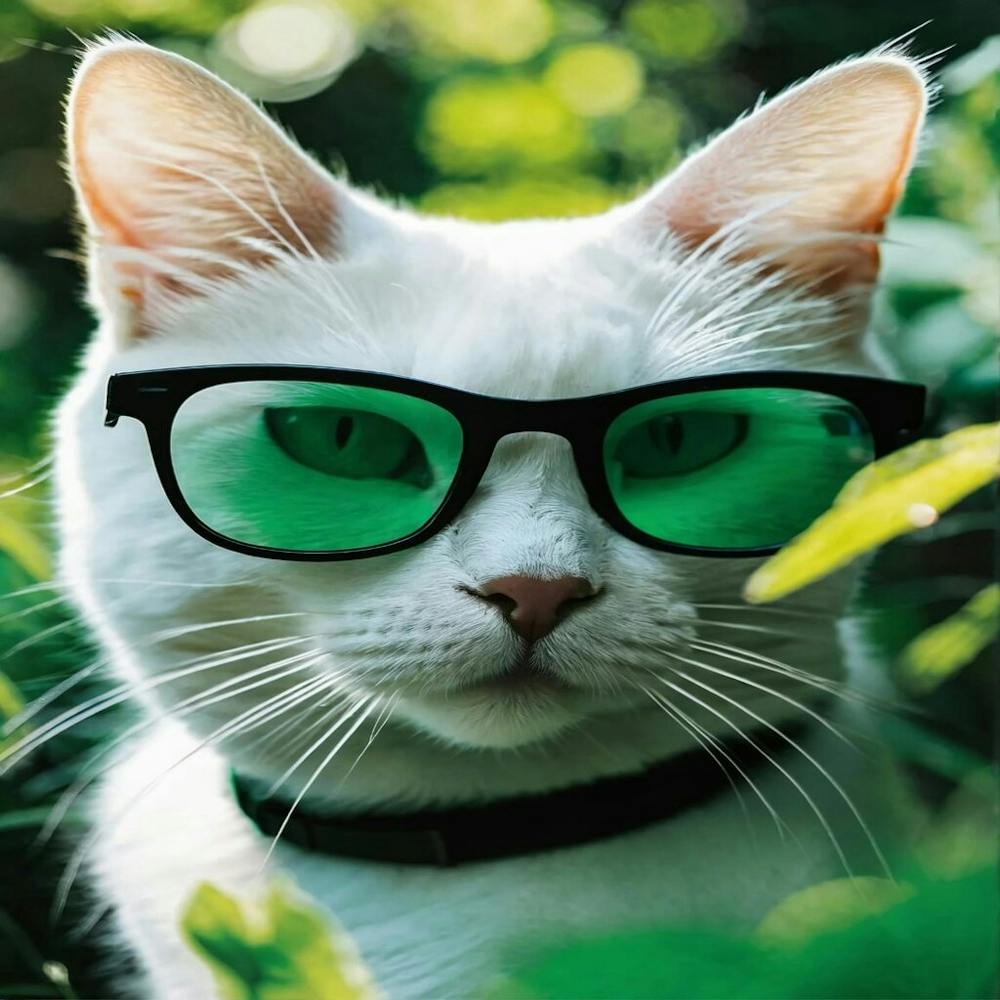 Cat With Glasses
