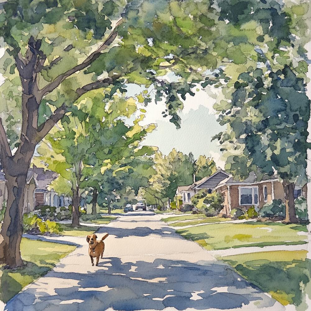 Dog On The Street