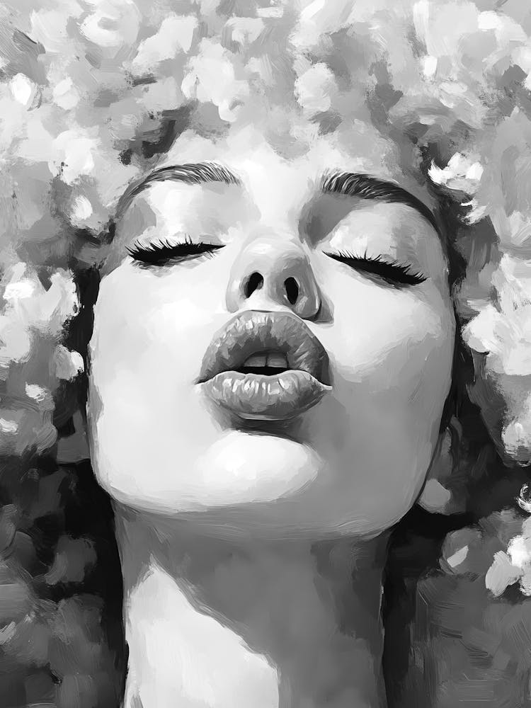 Black And White Painting 114