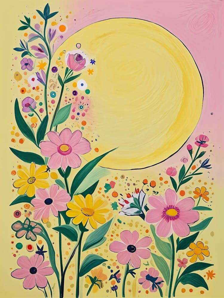 Moon And Flowers no1 1