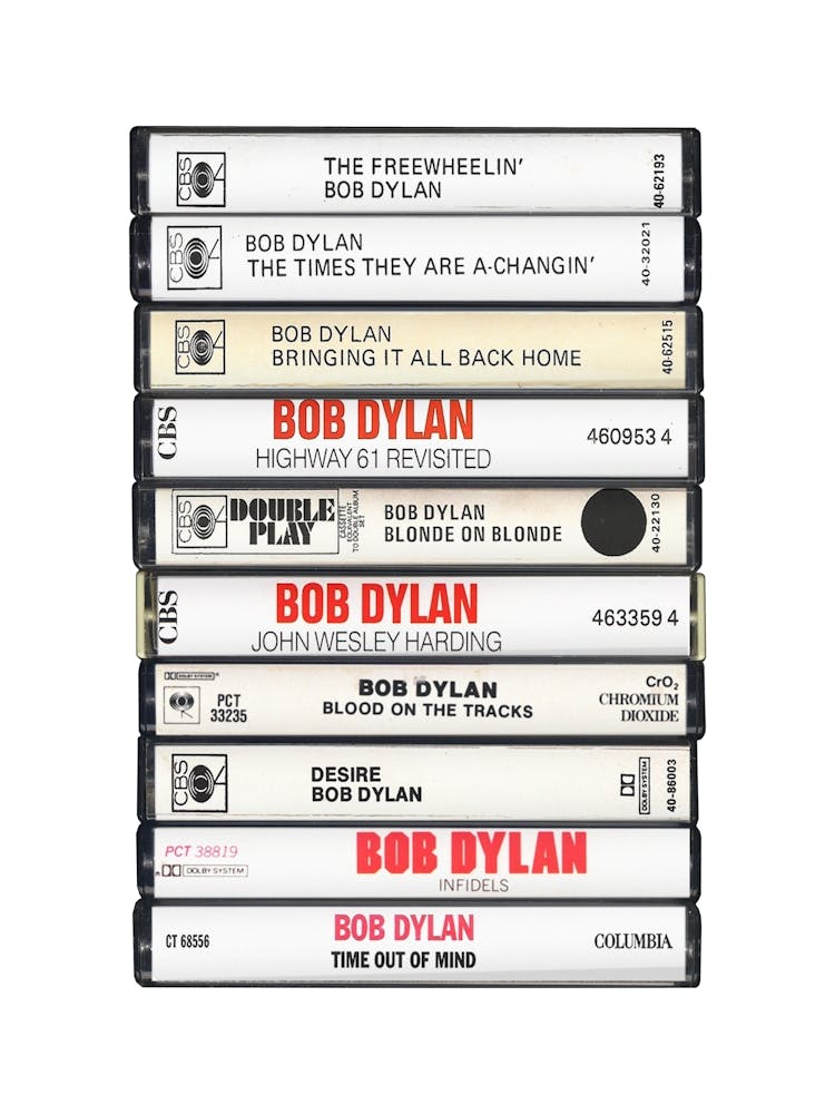 Bob Dylan Albums - Cassette Print