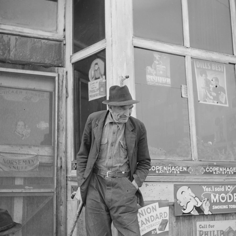 Old Resident Of Margie, Minnesota, A Former Lumberjack By Russell Lee