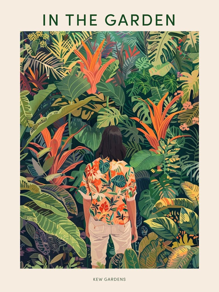In The Garden Poster Kew Gardens England 9