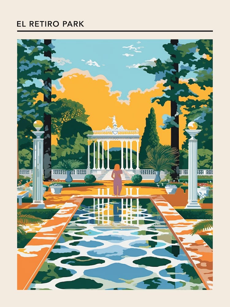 El Retiro Park Madrid Spain 2