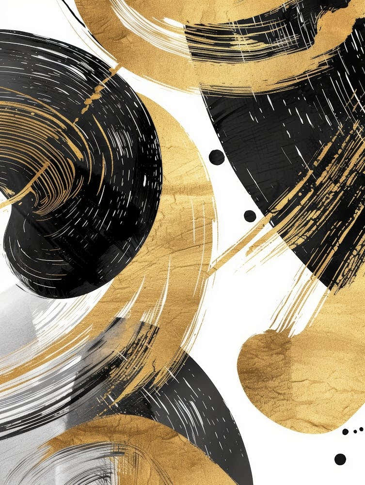 Abstract Gold Canvas Print