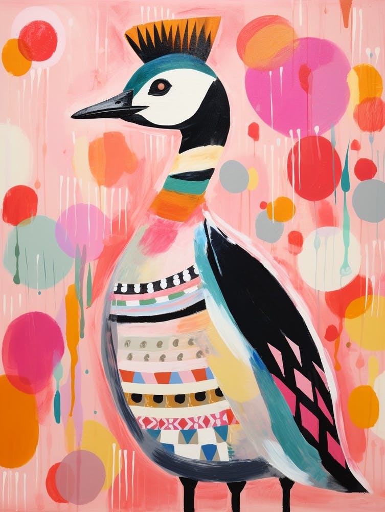 Pink Scandi Grebe 2
