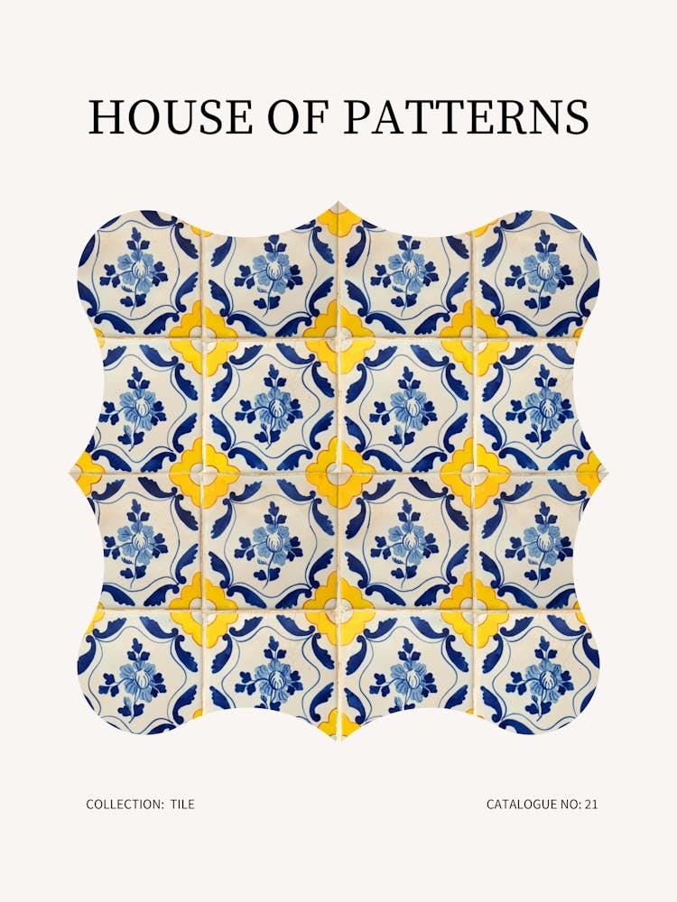 Tile Pattern Poster 21
