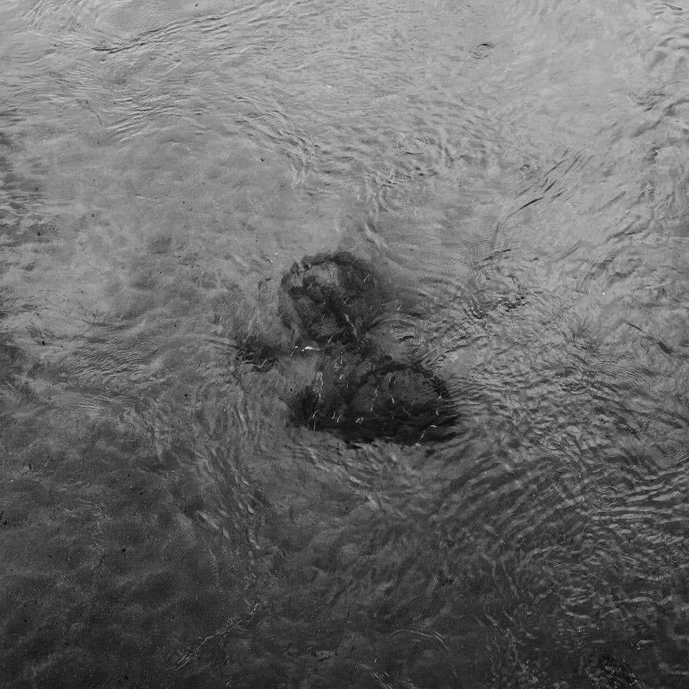 Bike In The Canal, Black And White St Sebastian, Spain Square