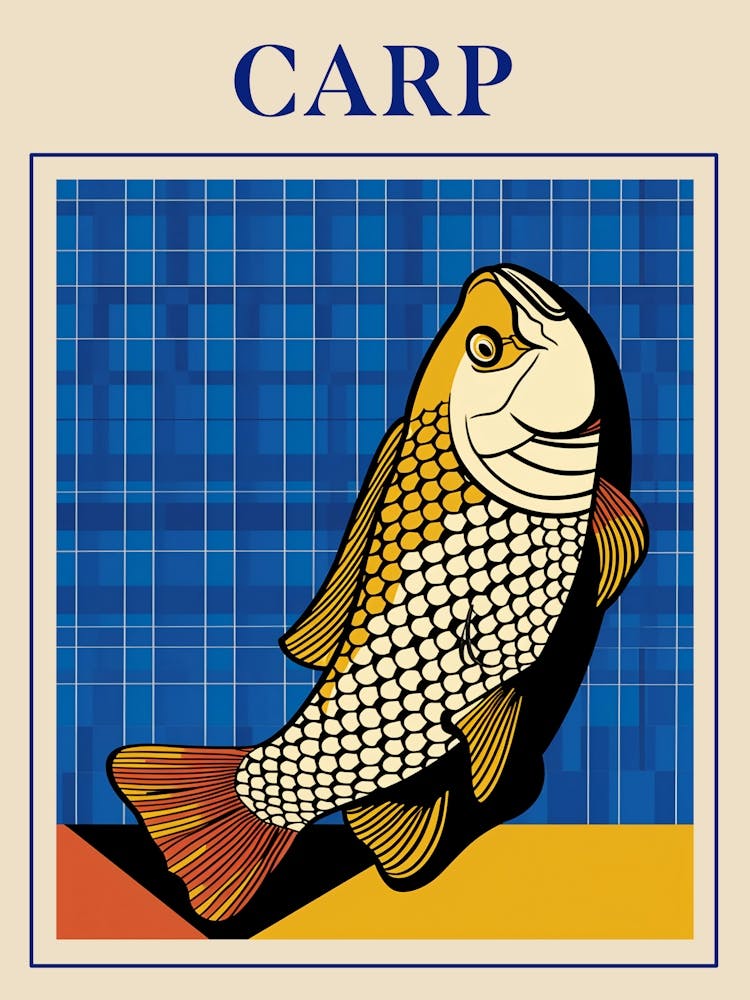 Carp Seafood Poster