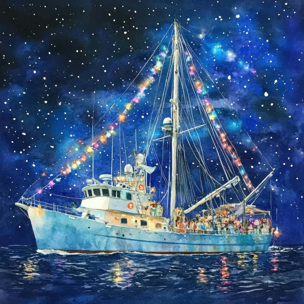 Christmas Boat