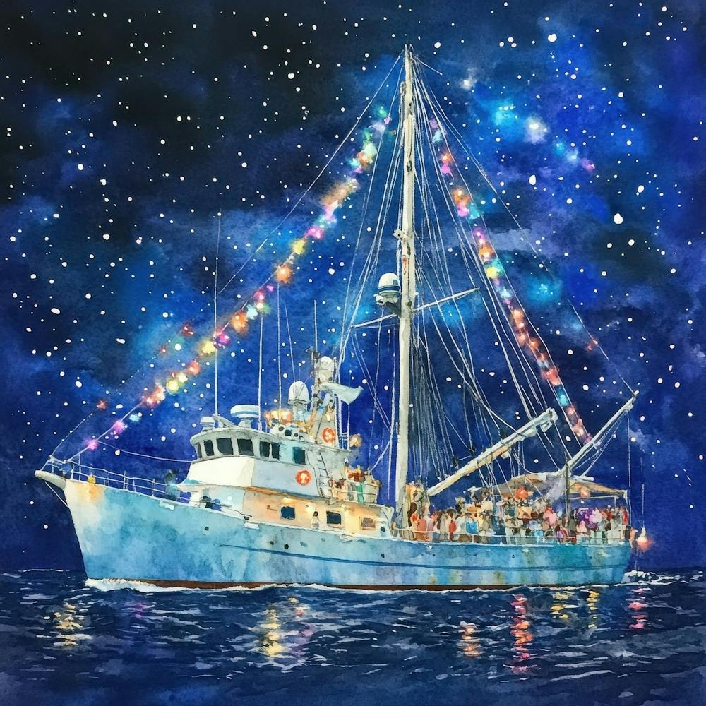 Christmas Boat