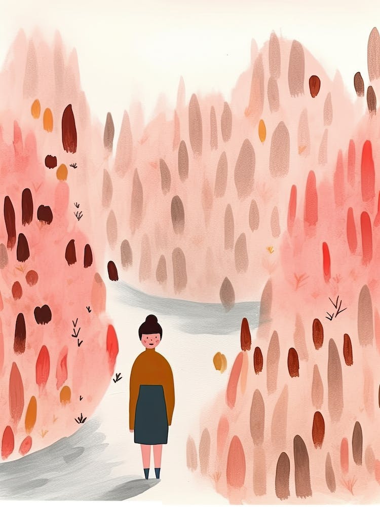 Into The Woods Scene, Tiny People And Illustration 8