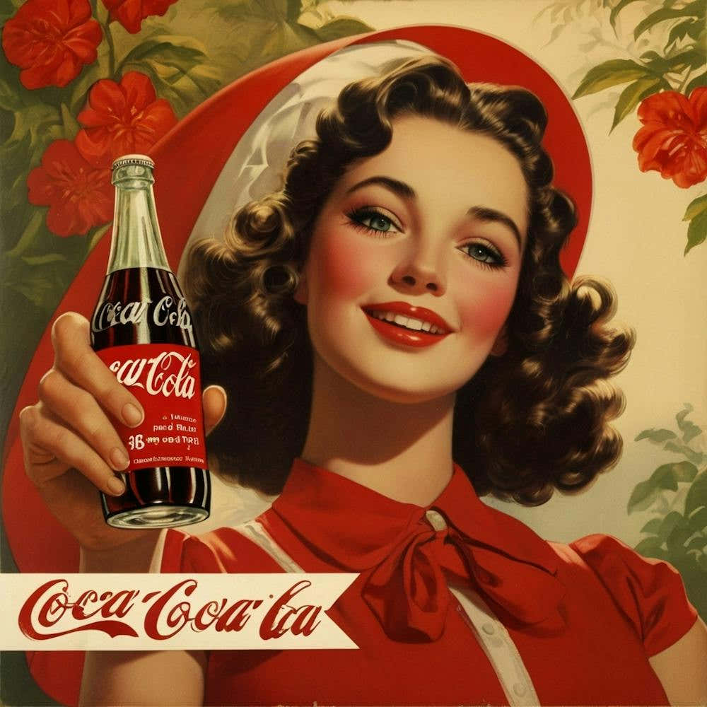 Default Default Vintage And Retro Coca Cola Advertising Aestet 3 (2)