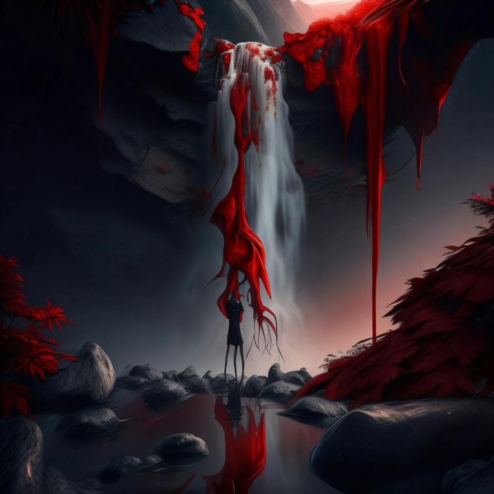 Waterfall Of Blood