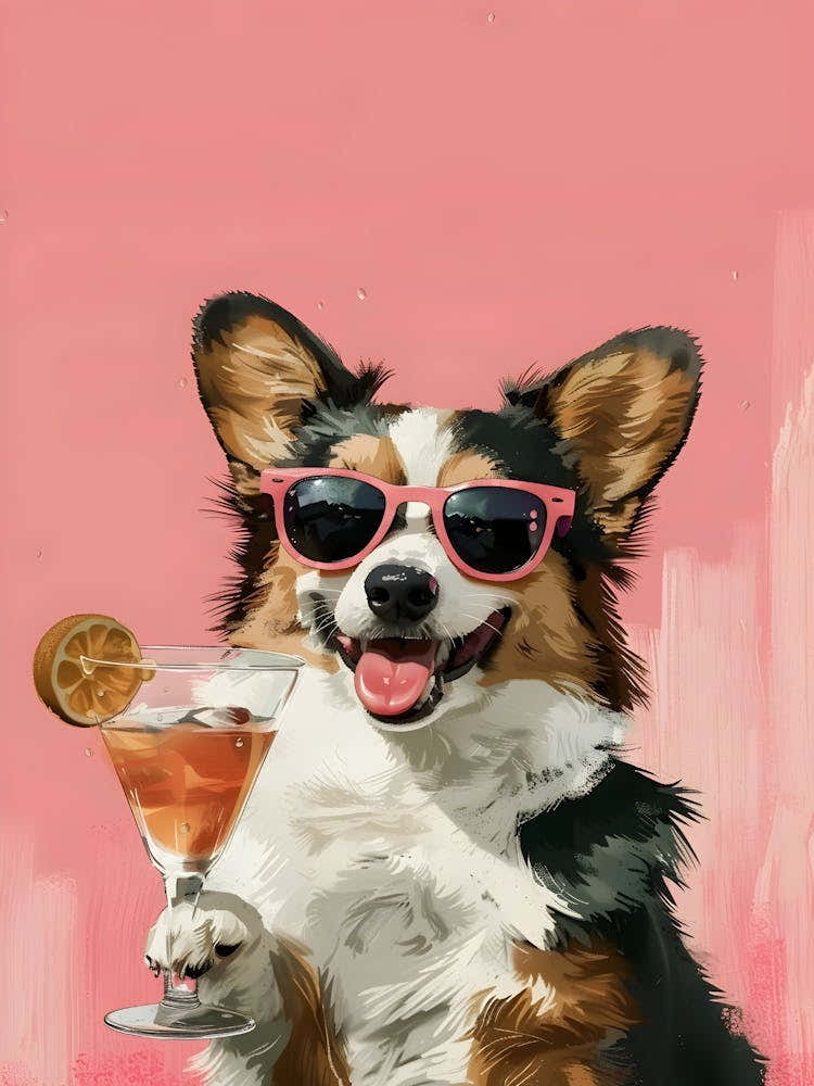 Corgi In Sunglasses
