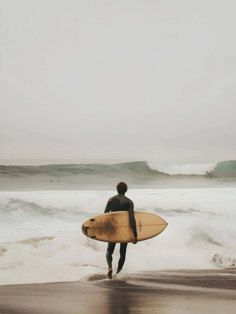 Surfer On The Beach 3