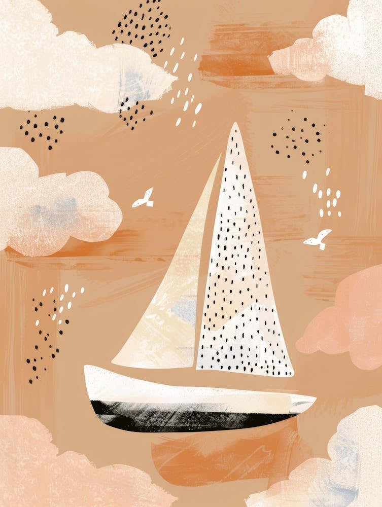 Sailboat In The Clouds