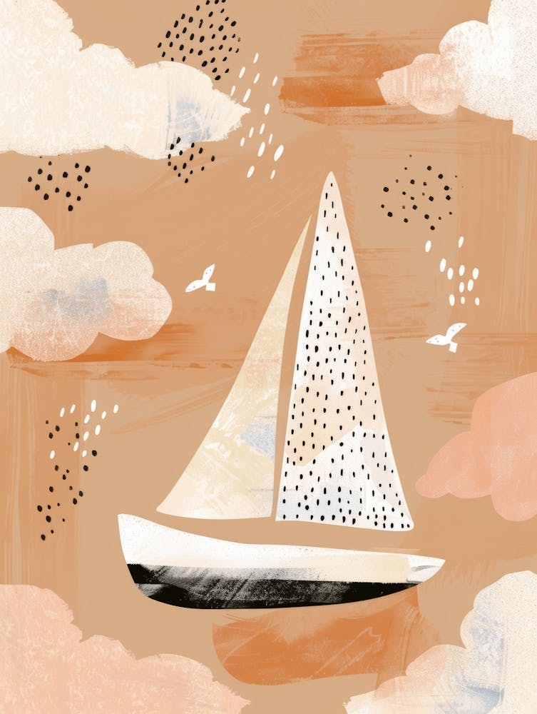 Sailboat In The Clouds