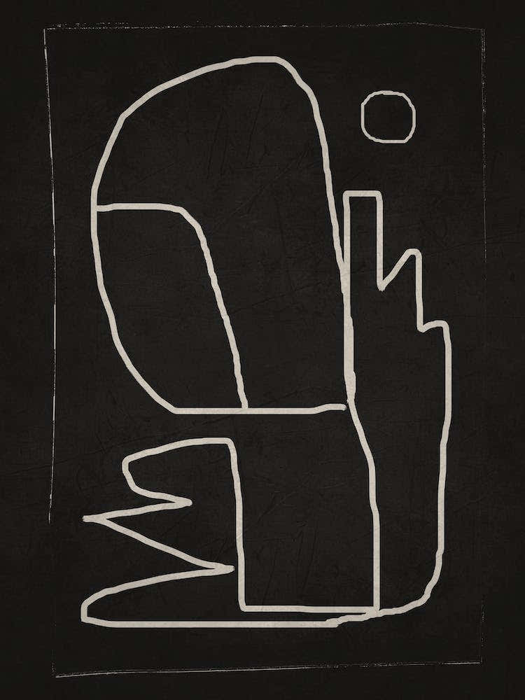 Minimal Abstract Line Art 5