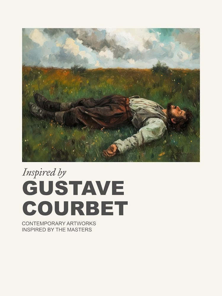 Museum Poster Inspired By Gustave Courbet 3