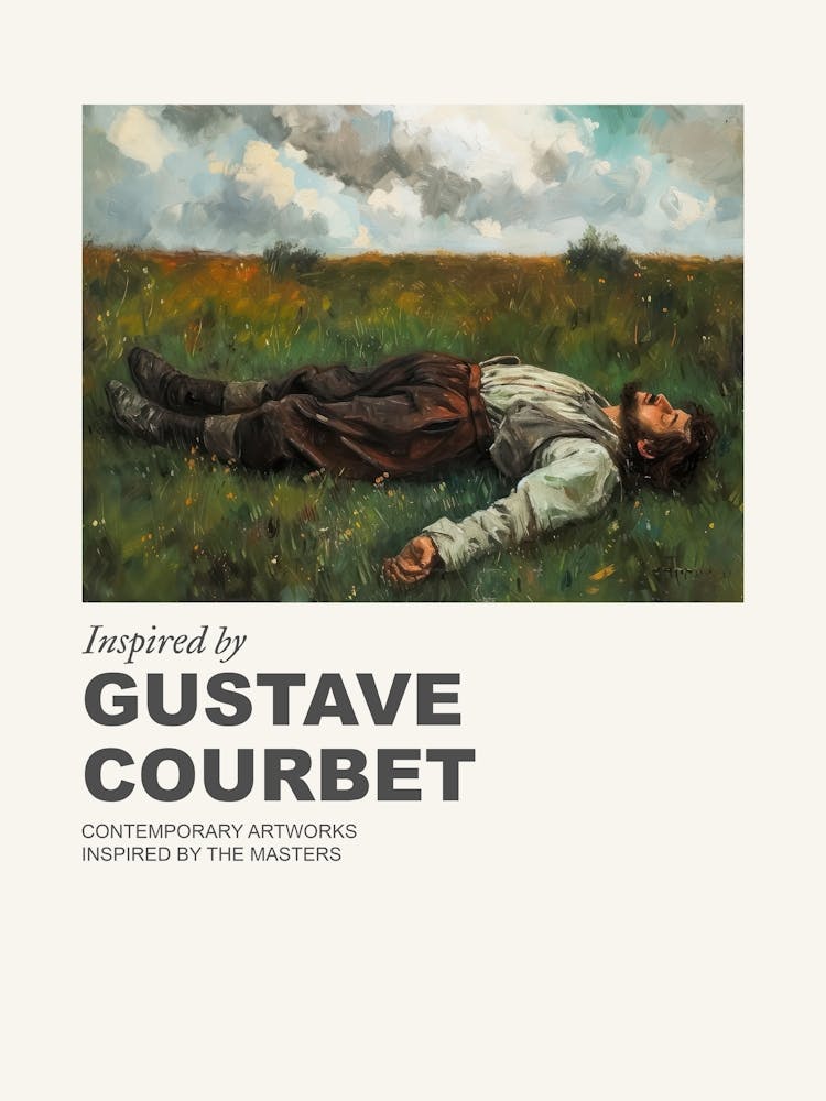 Museum Poster Inspired By Gustave Courbet 3