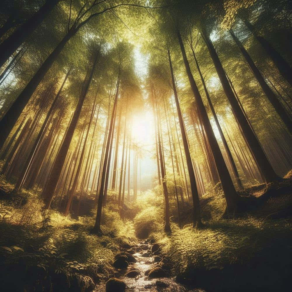 Photograph - Stream In A Forest