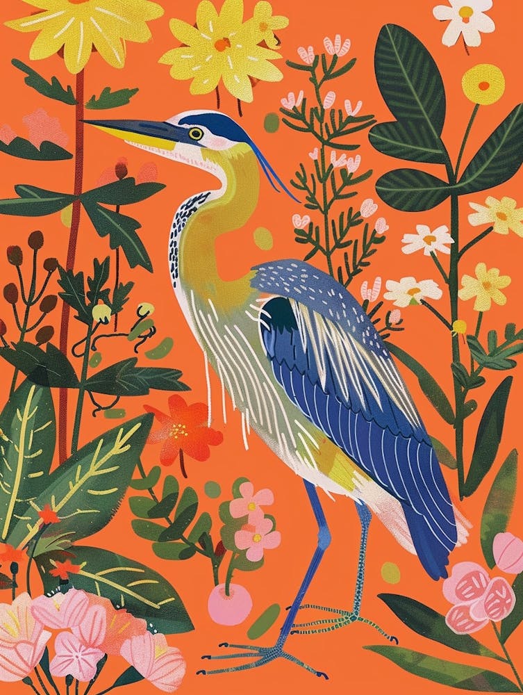 Spring Birds Great Blue Heron 1