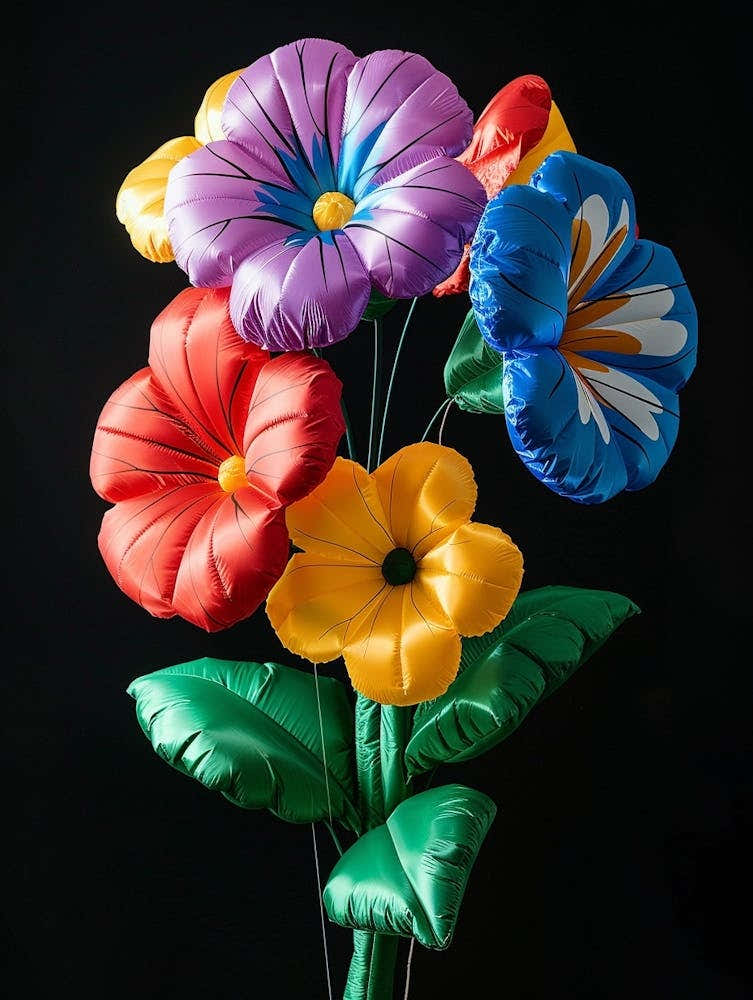 Bright Inflatable Flowers Wild Pansy 2