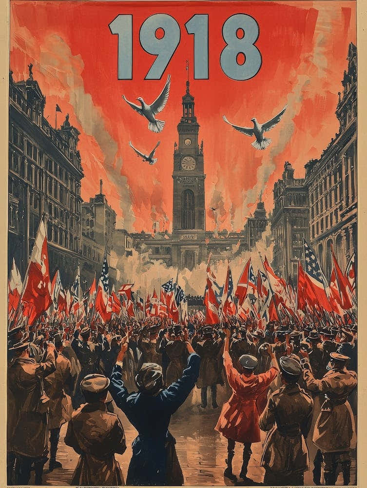 Aihrgdesign A Vintage Poster Celebrating The End Of World War D34436bb 0ef3 438f A697 Fe2f11c009ef 0