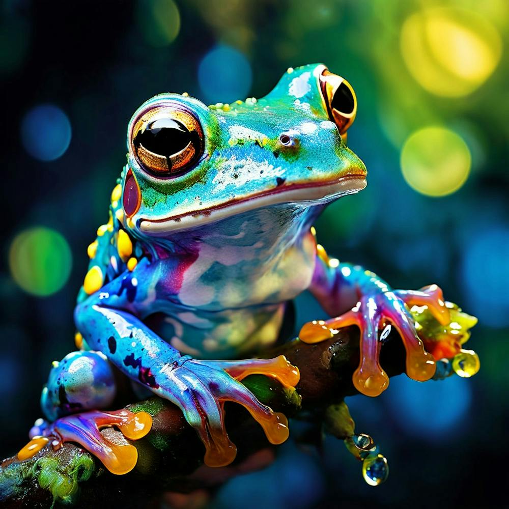 Colorful Tree Frog