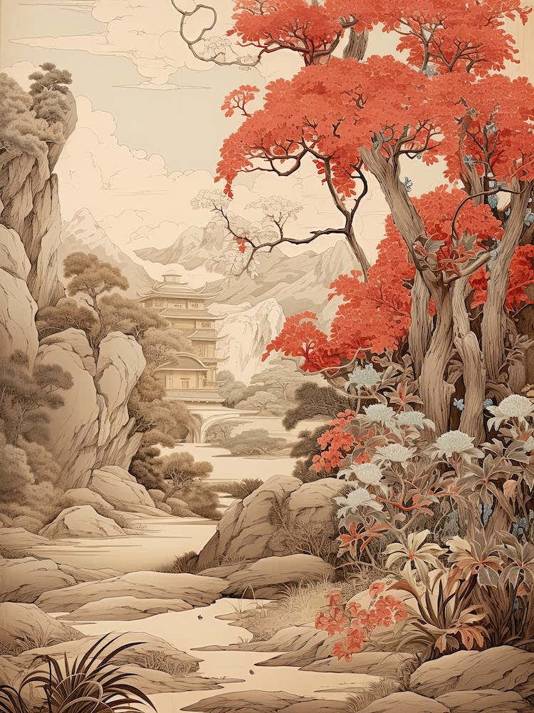 Japanese Stewartia Victorian Style 3