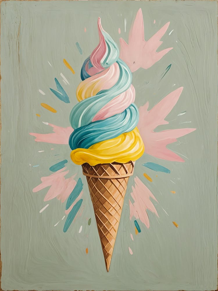 Portrait Of An Ice Cream Cone