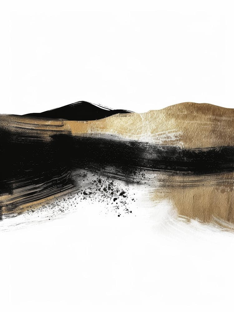 Black And Gold Canvas Print 57