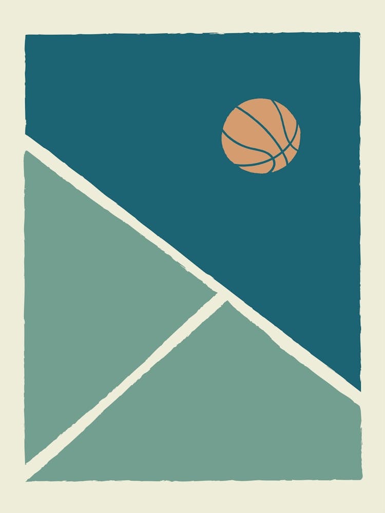 Boho Retro Sports 5 Basketball Court 2