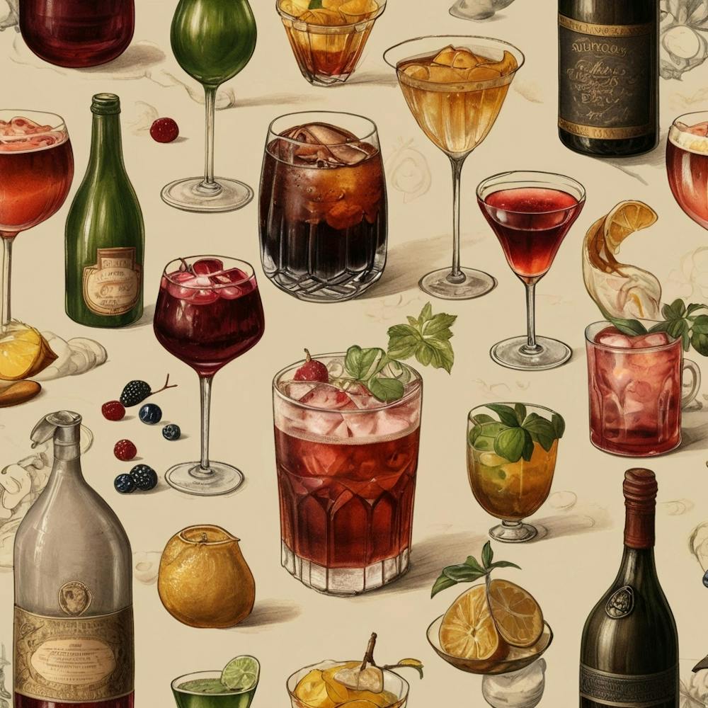 Default Drinks In The Style Of Different Historical Epochs Aes 1