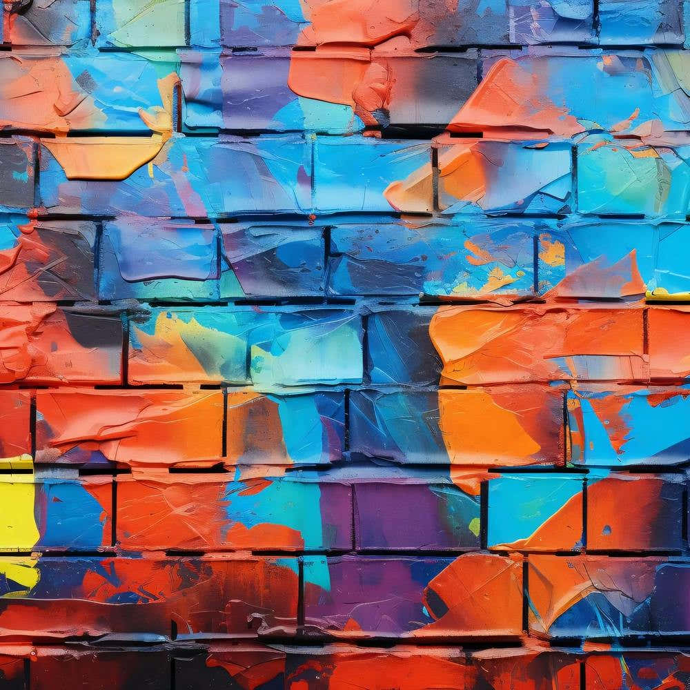 Graffiti Wall Background Photo