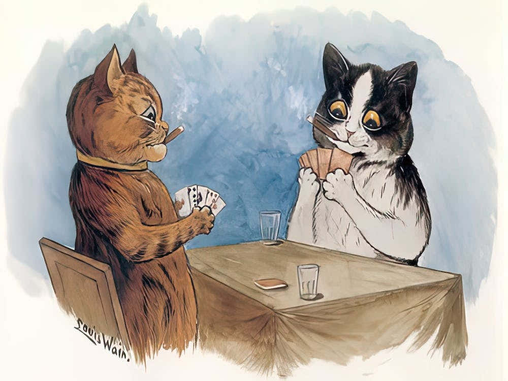 Catpoker, Louis Wain
