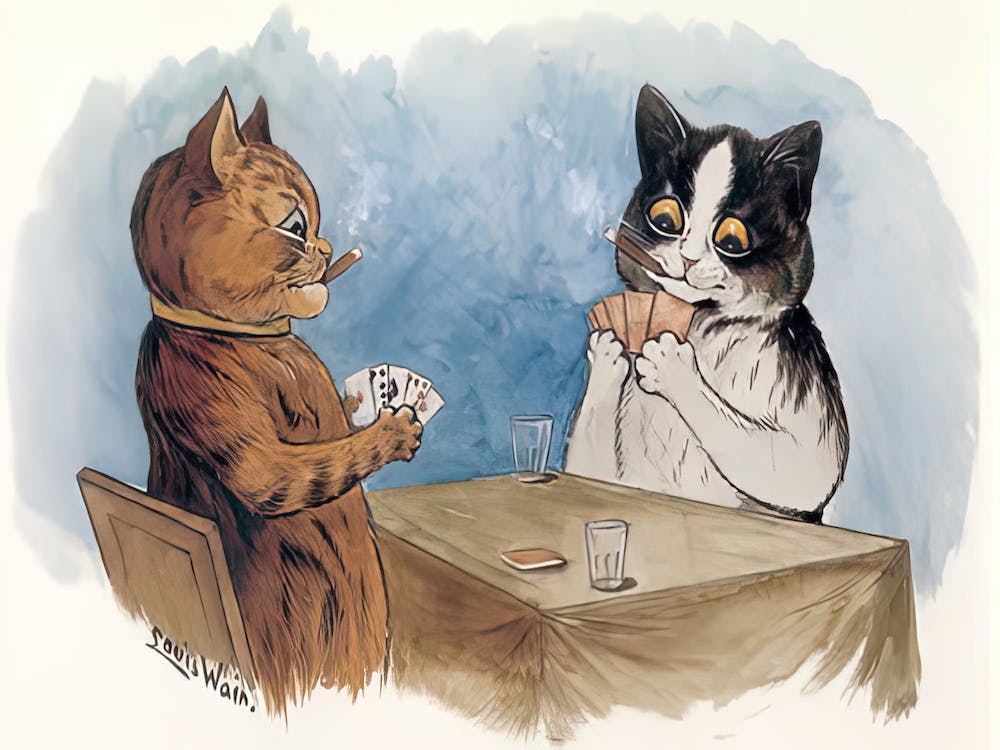 Catpoker, Louis Wain