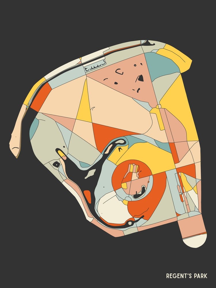 Regent S Park London England Uk Park Map