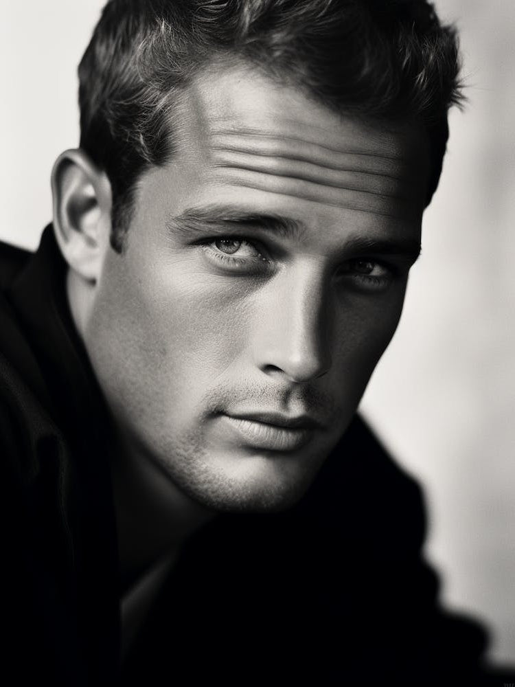 Black And White Photograph Paul Newman