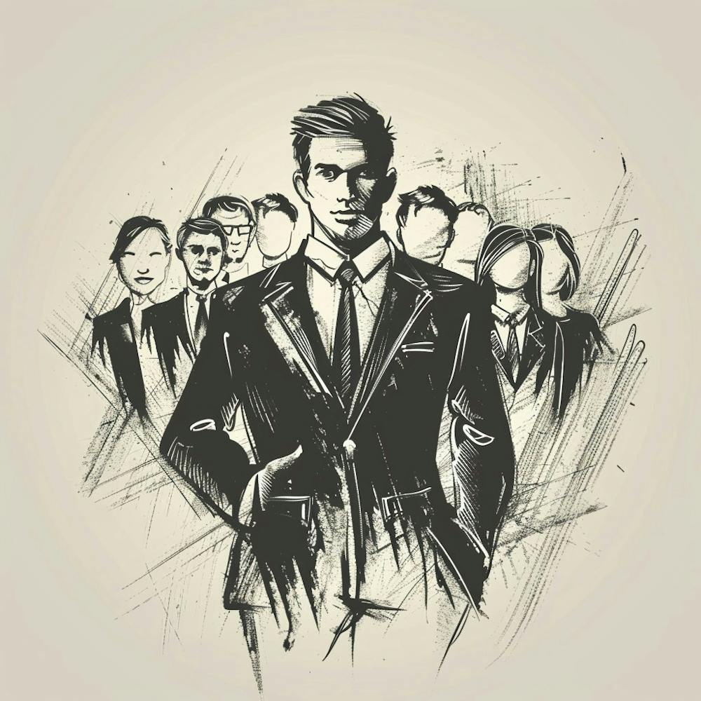 Businessman In A Suit