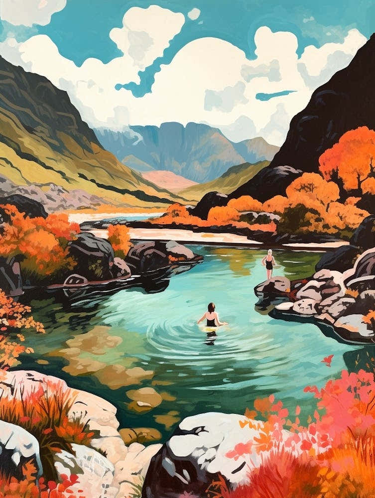 Wild Swimming At Fairy Pools Isle Of Wight