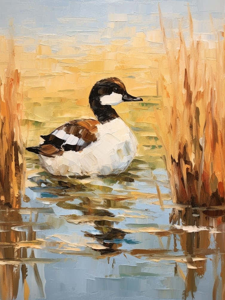 Bird Painting Bufflehead 3